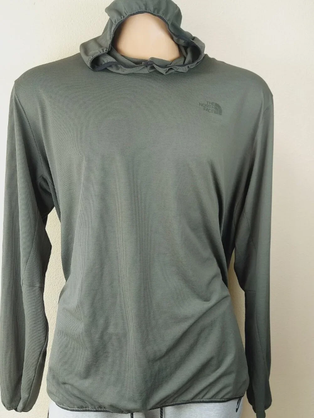 The North Face Men's Olive Green North Dome Sun Hooded Basic Shirt Size XXL